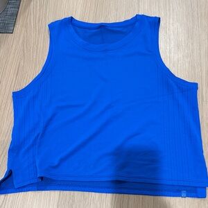 Lululemon Athletica Blue Boxy Muscle Tee